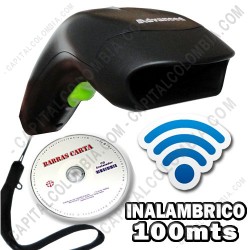 Ampliar foto de COMBO LECTOR DE CODIGOS DE BARRAS INALAMBRICO ADVANCED (2600BT) + SOFTWARE BARRASCARTA