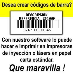 Imprima códigos de barras