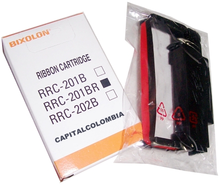Caja y cinta RRC-201BR para impresora Bixolon SRP-275