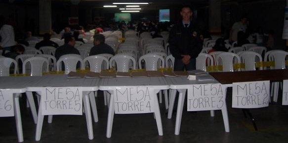 Mesas de votación