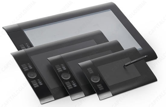 Diferentes tamaños de los modelos Wacom Intuos4