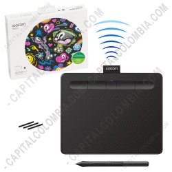 abla Digitalizadora Intuos Comfort S Pen Bluetooth Black - Lapiz 4K - inalámbrica - CTL4100WLK0