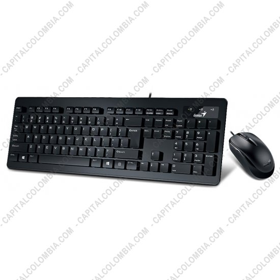 Accesorios de Tecnolog&iacute;a, Marca: Genius - Combo teclado y mouse Genius Slimstar C130 conexi&oacute;n USB