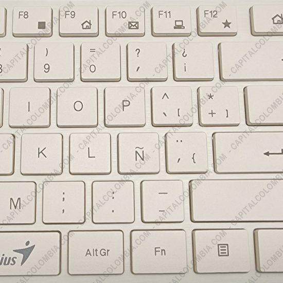 Accesorios de Tecnolog&iacute;a, Marca: Genius - Teclado de color Blanco Genius Slimstar 126 en Espa&ntilde;ol conexi&oacute;n USB
