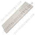 Ampliar foto de Teclado de color Blanco Genius Slimstar 126 en Español conexión USB