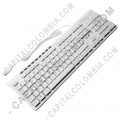 Accesorios de Tecnología, Marca: Genius - Teclado de color Blanco Genius Slimstar 230 en Español conexión USB