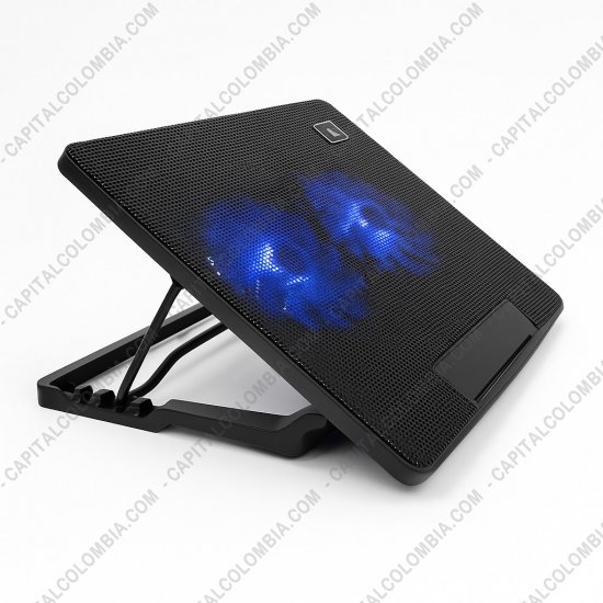 Accesorios de Tecnolog&iacute;a, Marca: Jaltech - Base Refrigerante Jaltech para Port&aacute;til con 5 Niveles y 2 puertos USB