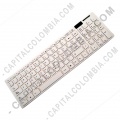 Accesorios de Tecnología, Marca: Jaltech - Combo de teclado y mouse inalámbrico de color Blanco en Español - Jaltech 10306