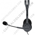 Accesorios de Tecnología, Marca: Logitech - Diadema con audífonos y micrófono alámbrica 3.5mm Logitech H111