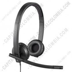 Ampliar foto de Diadema Logitech USB H570e Stereo - 981-000574