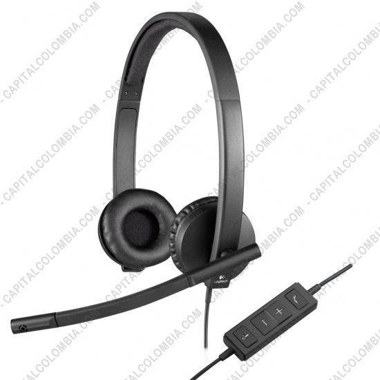 Accesorios de Tecnología, Marca: Logitech - Diadema Logitech USB H570e Stereo - 981-000574