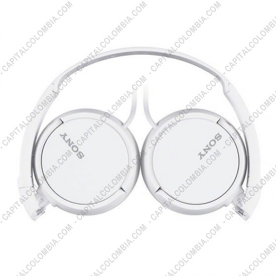 Accesorios de Tecnolog&iacute;a, Marca: Sony - Aud&iacute;fono Sony Blanco Diadema Supra Aurales Tipo Cerrado, Diafragma 30mm, Cable de 1.2m (doble Cara) (Ref. MDR-ZX110/W)