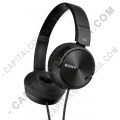 Accesorios de Tecnología, Marca: Sony - Audífonos de Diadema, Diafragmas Tipo Cúpula de 30mm para un Sonido Equilibrado (Ref. MDR-ZX110/B)
