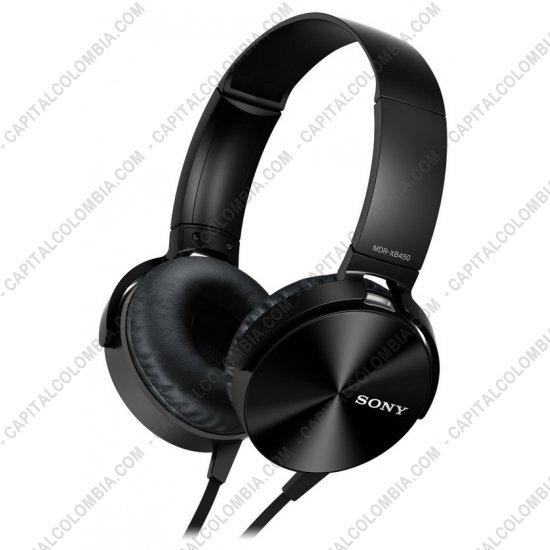 Accesorios de Tecnolog&iacute;a, Marca: Sony - Aud&iacute;fonos Extra Bass Color negro, Estructura plegable giratoria (Ref. MDRXB450AP)