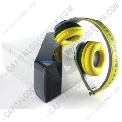 Ampliar foto de Audifonos Bluetooth manos libres color Brasil