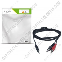 Ampliar foto de Cable Estéreo de Audio de 3.5mm a 2RCAM