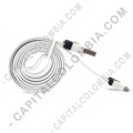 Ampliar foto de Cable USB MA a MicroUSB M color Blanco