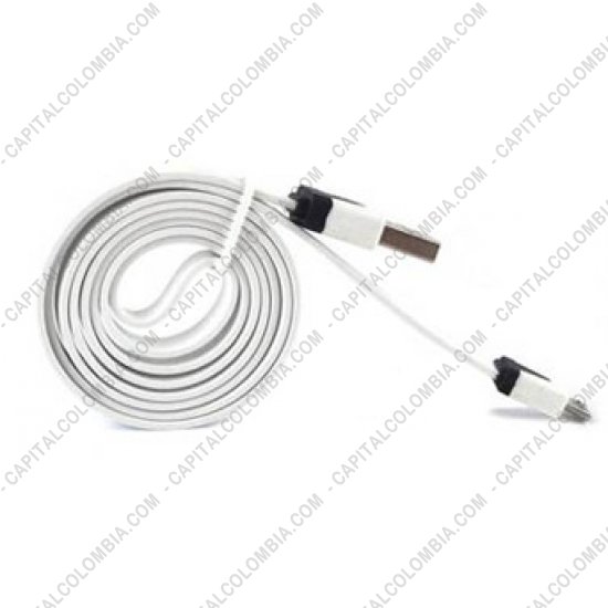 Accesorios de Tecnolog&iacute;a, Marca: X-Kim - Cable USB MA a MicroUSB M - Color Blanco