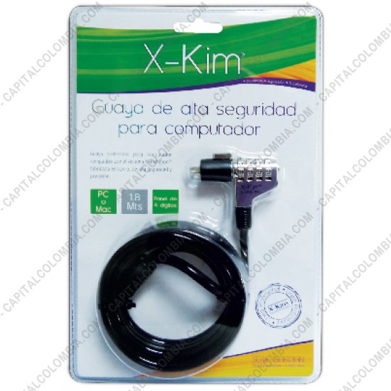 Accesorios de Tecnología, Marca: X-Kim - Guaya de Clave Profesional