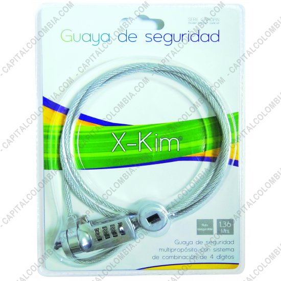 Accesorios de Tecnología, Marca: X-Kim - Guaya de Clave Sencilla