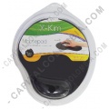 Ampliar foto de Mousepad con apoyo en Gel en Microfibra color Negro marca XKim