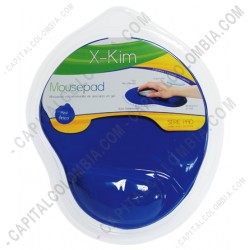 Ampliar foto de Mousepad Gel en Microfibra color azul