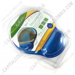 Ampliar foto de Mousepad Gel en Silicona color Azul