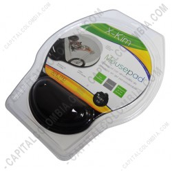 Ampliar foto de Mousepad Gel en Silicona color Negro