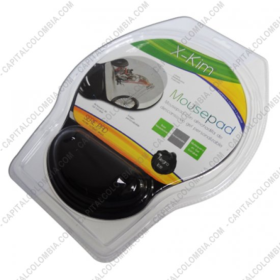 Accesorios de Tecnolog&iacute;a, Marca: X-Kim - Mousepad Gel en Silicona color Negro