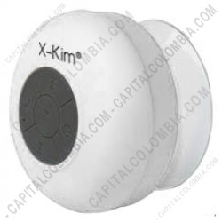 Ampliar foto de Parlante Bluetooth Resistente al agua color Blanco