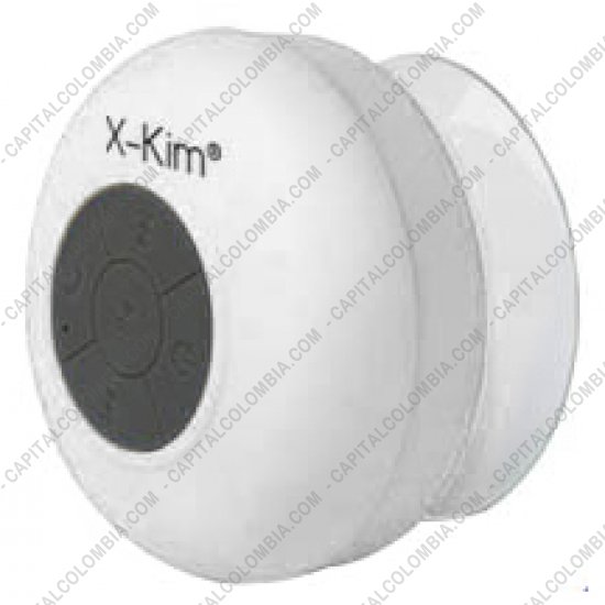Accesorios de Tecnolog&iacute;a, Marca: X-Kim - Parlante Bluetooth Resistente al agua color Blanco