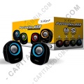 Ampliar foto de Parlante Usb Negro con Azul