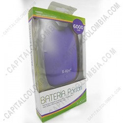 Ampliar foto de Powerbank de 6000 mAh Color Morado