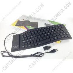Ampliar foto de Teclado de silicona flexible
