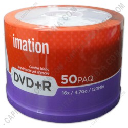 Ampliar foto de DVD +R imprimible x 50 unidades - Velocidad 16x - 4.7Gb