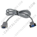 Ampliar foto de Cable serial RS232 para conectar Balanza Quantum DS30 al PC