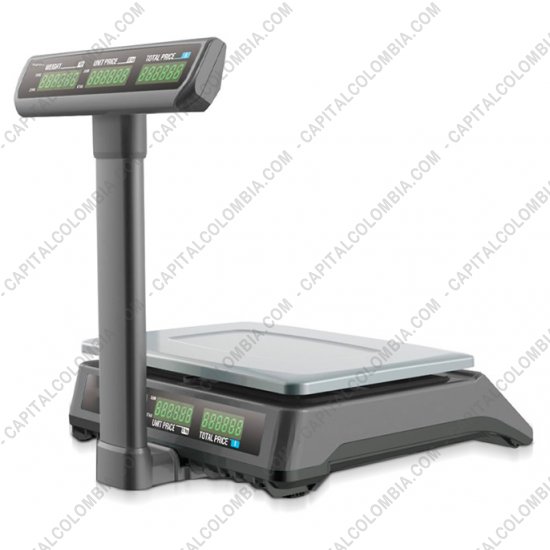 Balanzas para Puntos de Venta, Balanzas con Impresora y Visores de Precios, Marca: Digital Persona - Balanza peso hasta 30KG con Visor de Precios marca DigitalPos referencia DIG-B01P