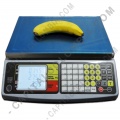 Balanzas para Puntos de Venta, Balanzas con Impresora y Visores de Precios, Marca: Quantum - Balanza marca Quantum con LCD Frontal y Posterior con puerto serial (30Kg max)