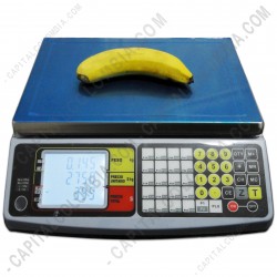 Ampliar foto de Balanza marca Quantum con LCD Frontal y Posterior con puerto serial (30Kg max)