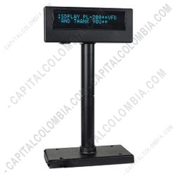 Ampliar foto de Visor de Precios VFD SAT puerto USB (Pole Display)