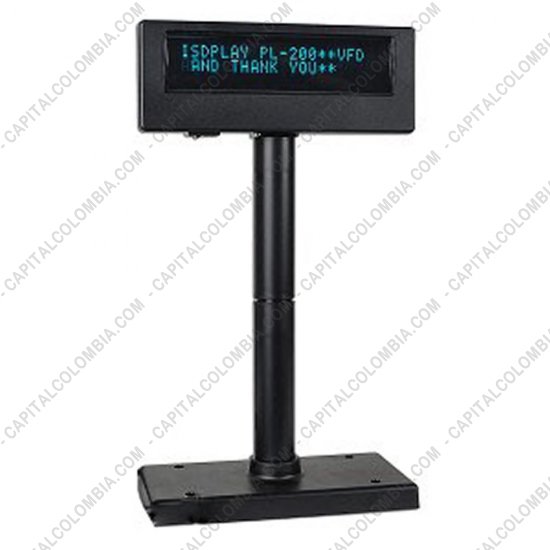 Balanzas para Puntos de Venta, Balanzas con Impresora y Visores de Precios, Marca: Sat - Visor de Precios VFD SAT puerto USB (Pole Display)