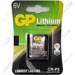 Ampliar foto de Batería GP para cámara fotográfica Lithium Photo de 6V - Ref. CR-P2