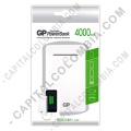 Cargador Portátil de Celular GP PowerBank 4000 mAh UltraSlim