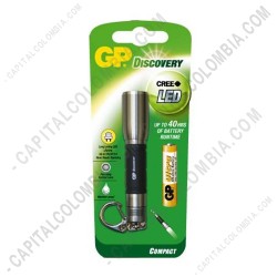 Ampliar foto de Llavero Linterna LED marca GP (incluye una pila AAA)