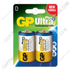 Ampliar foto de Pila Alkalina UltraPlus Battery D - Paquete de dos (2) baterías