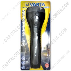 Ampliar foto de Linterna Recargable Grande LED (11 Leds) Varta (VRECBIG120VF)