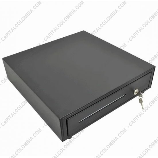 Cajones Monederos para punto de venta - POS, Probadores de Billetes, Contadoras de Dinero..., Marca: Jaltech - Caj&oacute;n monedero met&aacute;lico de alta duraci&oacute;n Jaltech (RJ11) - Ref. JAL-410