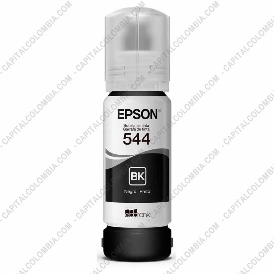 Cintas para impresoras POS, Tonner, CD, DVD y Otros, Marca: Epson - Botella de tinta Epson 544 color Negro (Black) referencia T544120-AL