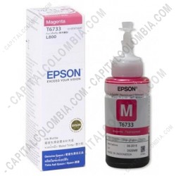 Ampliar foto de Botella Epson Tinta Magenta para Impresora L800 (Ref. T673320)