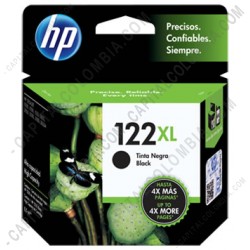 Ampliar foto de Cartucho de Tinta Hp Negro 122xl para Deskjet 1000/2050/3050 para 480 Páginas (Ref. CH563HL)